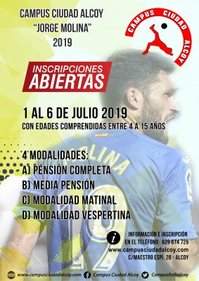 Campus de Fútbol Ciudad Alcoy "JORGE MOLINA" 2019